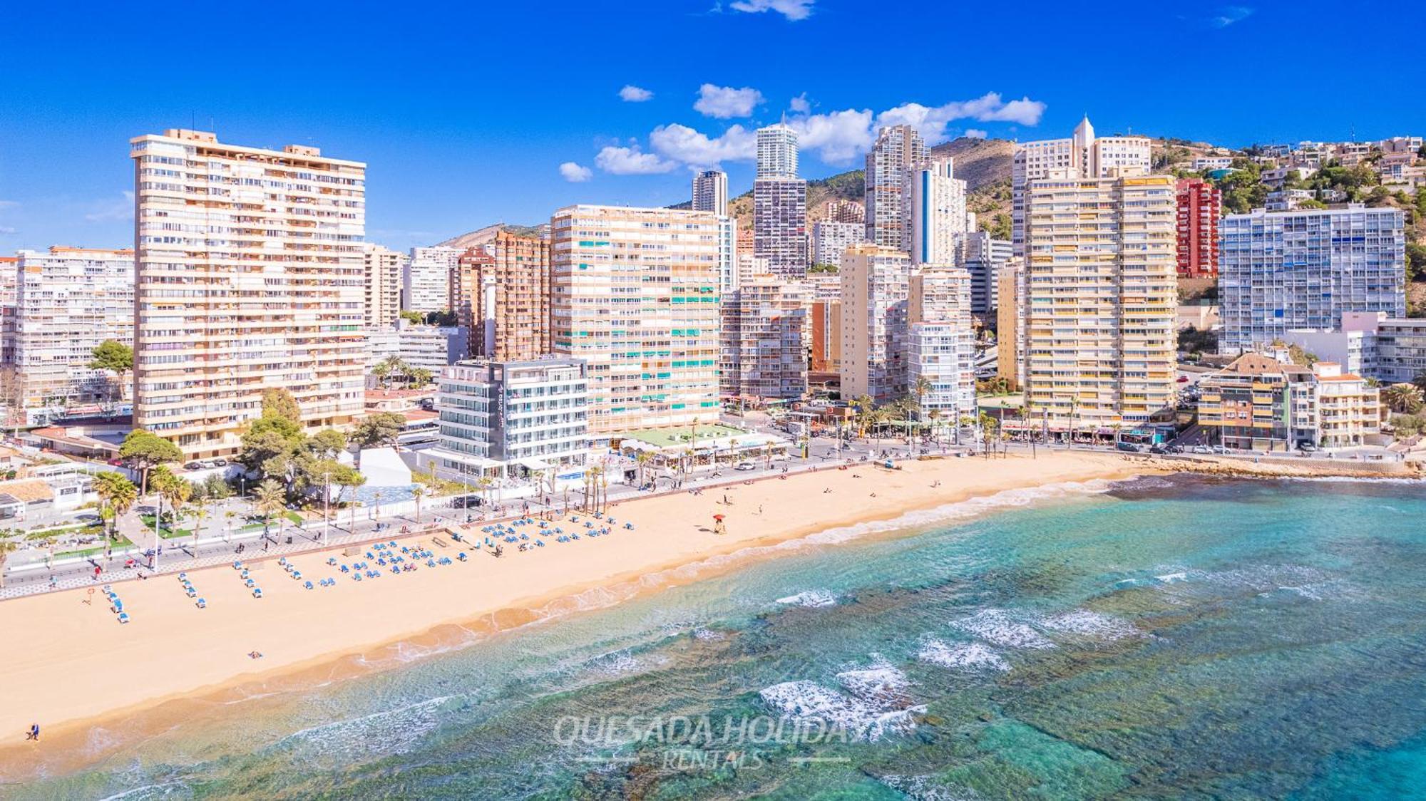 100Mts To Beach, Luxury Apartment Benidorm Encanto Zewnętrze zdjęcie